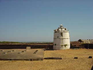  The old lighthouse and the reservoirs.